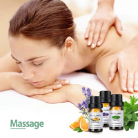 MAYJAM 6pcs Pure Essential Oils Kit For Humidifier Diffusers Lavender Eucalyptus Peppermint Tea tree Sweet Orange Lemongrass