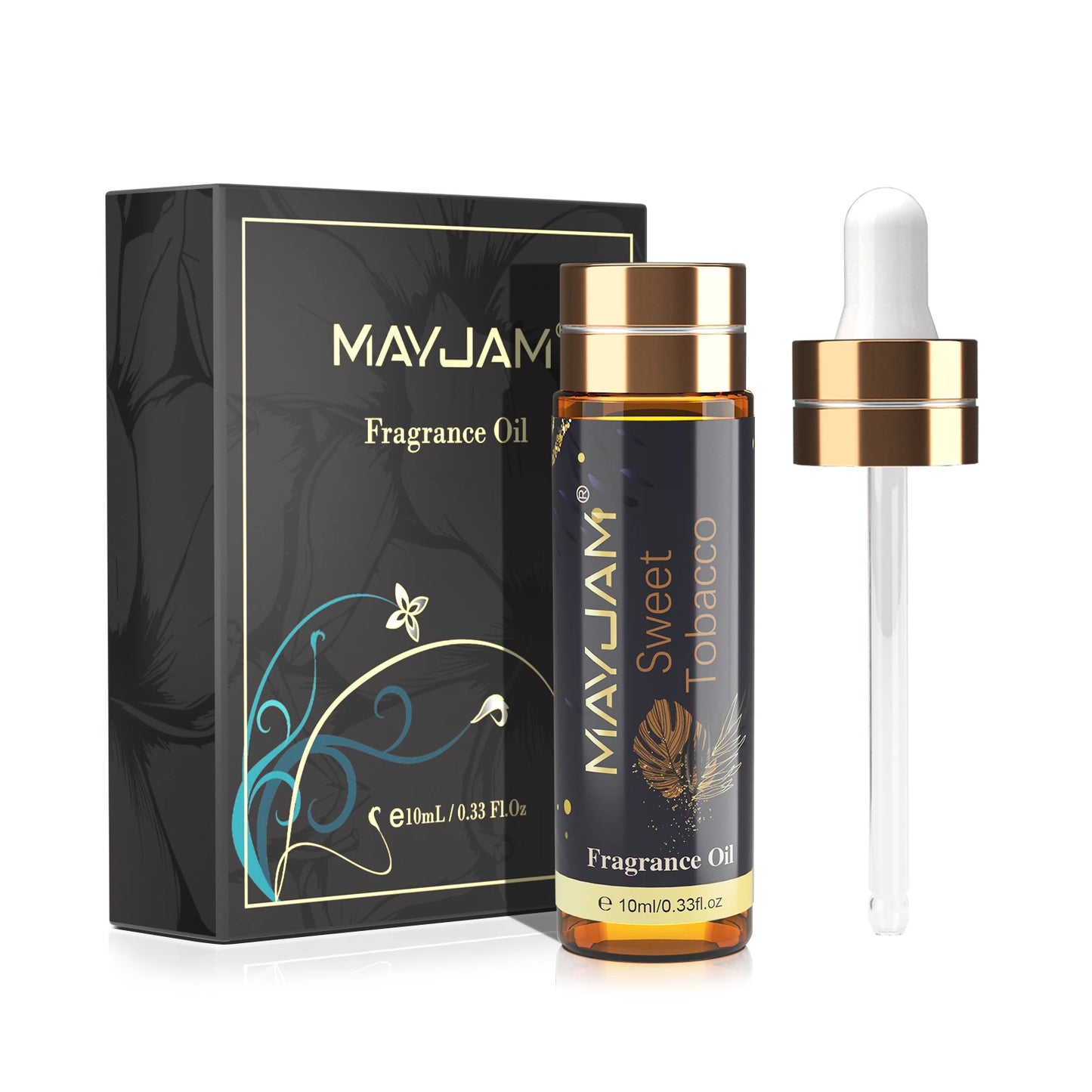 MAYJAM 10ml Fragrance Oil with Dropper Strawberry Coconut Cherry Orange Blossom Aroma Oil For Women and Men's