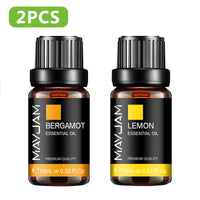 MAYJAM Essential Oil Citronella Jasmine Eucalyptus Sweet Orange Lemongrass Grapefruit Black Pepper Cajeput Cypress Ginger Scents