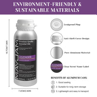 MAYJAM 500ML Essential Oil Lavender Jasmine Eucalyptus Vanilla Peppermint Sandalwood 2024 New Aroma Oil For Soaps Candle Making