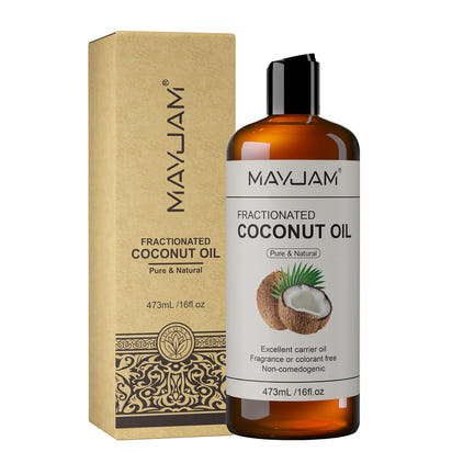 MAYJAM Jojoba Grapeseed Castor Vegetable Glycerin Fractionated Coconut Oil Moisturizing Face Hair Skin Natural Base Carrier Oil