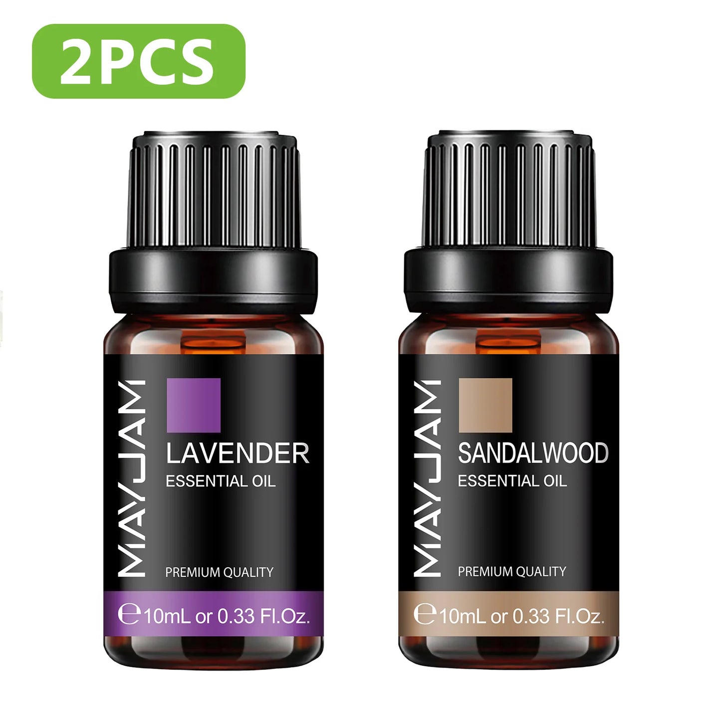 MAYJAM Essential Oil Citronella Jasmine Eucalyptus Sweet Orange Lemongrass Grapefruit Black Pepper Cajeput Cypress Ginger Scents