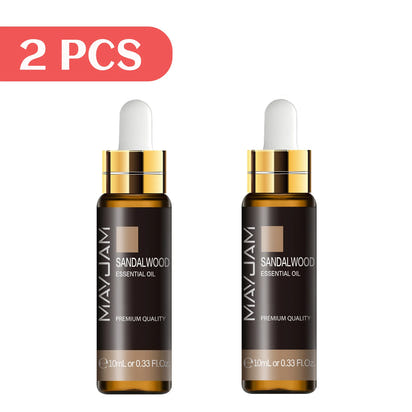 MAYJAM Lavender Jasmine Eucalyptus Vanilla Sandalwood Mint 10ml Natural Plant Essential Oil with Dropper For Diffuser Humidifier