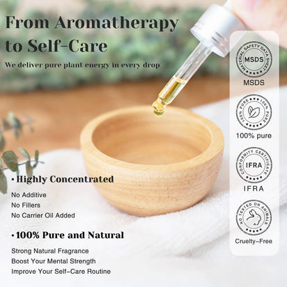 MAYJAM 500ML Essential Oil Lavender Jasmine Eucalyptus Vanilla Peppermint Sandalwood 2024 New Aroma Oil For Soaps Candle Making