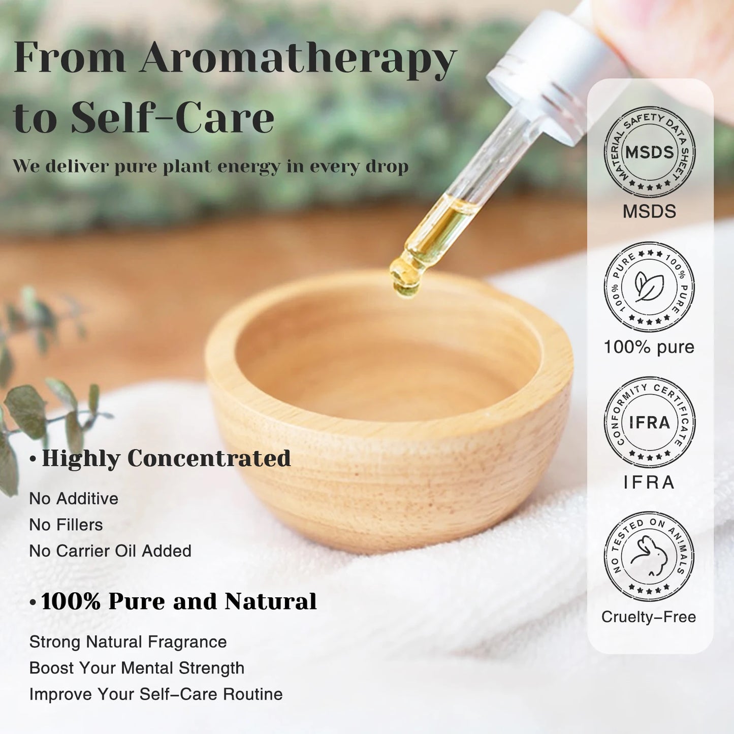 MAYJAM 500ML Essential Oil Lavender Jasmine Eucalyptus Vanilla Peppermint Sandalwood 2024 New Aroma Oil For Soaps Candle Making