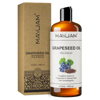 MAYJAM Jojoba Grapeseed Castor Vegetable Glycerin Fractionated Coconut Oil Moisturizing Face Hair Skin Natural Base Carrier Oil