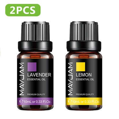 MAYJAM Essential Oil Citronella Jasmine Eucalyptus Sweet Orange Lemongrass Grapefruit Black Pepper Cajeput Cypress Ginger Scents