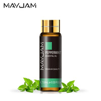 MAYJAM Lavender Jasmine Eucalyptus Vanilla Sandalwood Mint 10ml Natural Plant Essential Oil with Dropper For Diffuser Humidifier