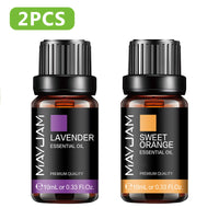 MAYJAM Essential Oil Citronella Jasmine Eucalyptus Sweet Orange Lemongrass Grapefruit Black Pepper Cajeput Cypress Ginger Scents