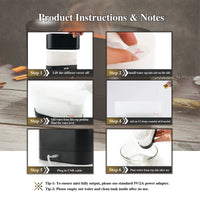 MAYJAM Essential Oil Humidifier Gift Set 20 Bottles Aroma Oils Lavender Eucalyptus Vanilla with Flame Air Diffuser Humidifier