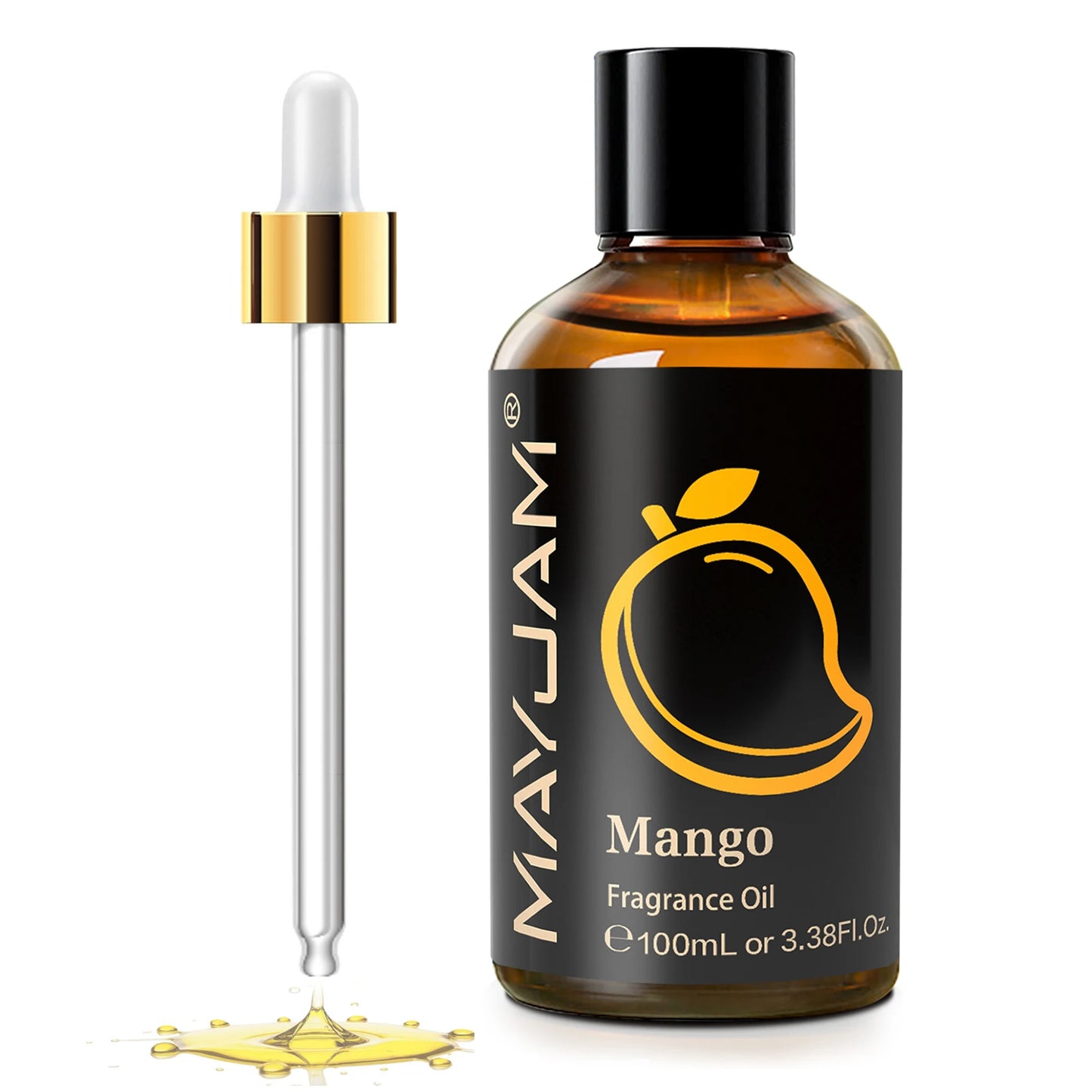 MAYJAM 100ml with Dropper Fruit Essential Oils Strawberry Watermelon Cherry Coconut Mango Fragrance Oil For Humidifier Diffuser
