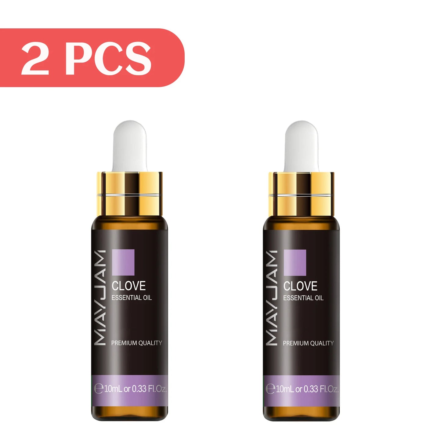 MAYJAM Lavender Jasmine Eucalyptus Vanilla Sandalwood Mint 10ml Natural Plant Essential Oil with Dropper For Diffuser Humidifier