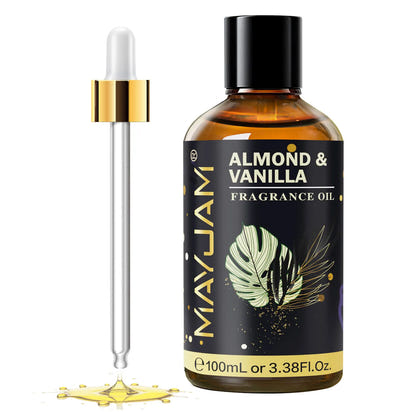 MAYJAM 100ml Fragrance Oils For Humidifier Diffuser DIY Candle Coconut Vanilla White Musk Bubble Gum Sea Breeze Baby Powder