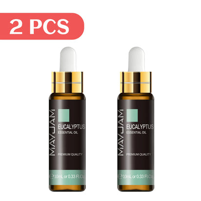 MAYJAM Lavender Jasmine Eucalyptus Vanilla Sandalwood Mint 10ml Natural Plant Essential Oil with Dropper For Diffuser Humidifier