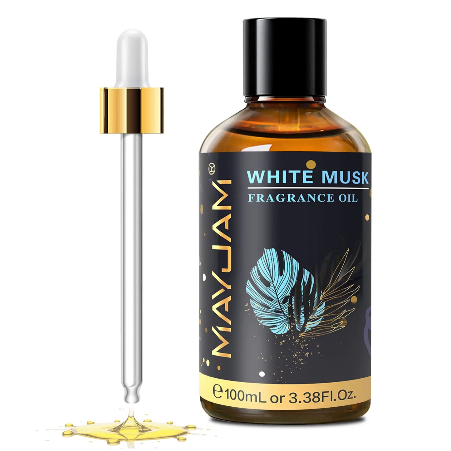 MAYJAM 100ml Fragrance Oils For Humidifier Diffuser DIY Candle Coconut Vanilla White Musk Bubble Gum Sea Breeze Baby Powder