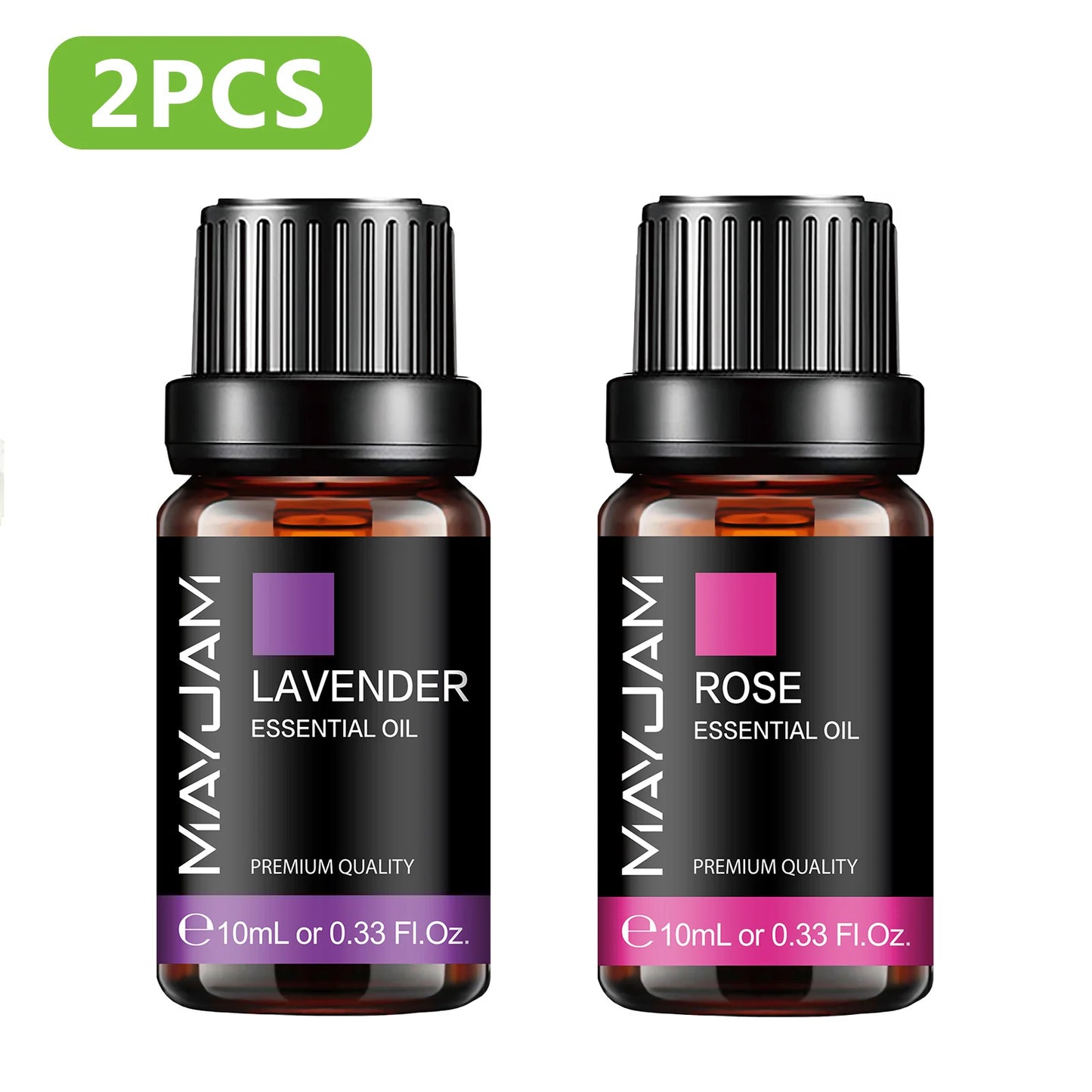 MAYJAM Essential Oil Citronella Jasmine Eucalyptus Sweet Orange Lemongrass Grapefruit Black Pepper Cajeput Cypress Ginger Scents