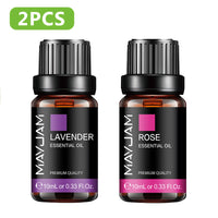 MAYJAM Essential Oil Citronella Jasmine Eucalyptus Sweet Orange Lemongrass Grapefruit Black Pepper Cajeput Cypress Ginger Scents