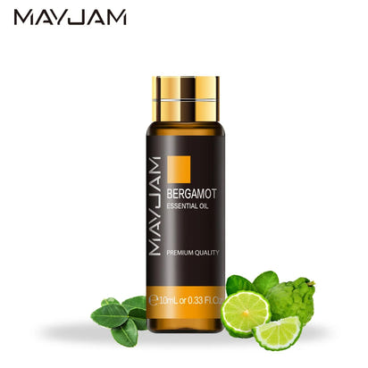 MAYJAM Lavender Jasmine Eucalyptus Vanilla Sandalwood Mint 10ml Natural Plant Essential Oil with Dropper For Diffuser Humidifier