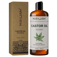 MAYJAM Jojoba Grapeseed Castor Vegetable Glycerin Fractionated Coconut Oil Moisturizing Face Hair Skin Natural Base Carrier Oil