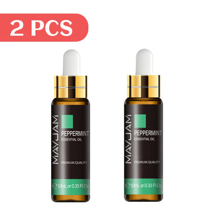 MAYJAM Lavender Jasmine Eucalyptus Vanilla Sandalwood Mint 10ml Natural Plant Essential Oil with Dropper For Diffuser Humidifier