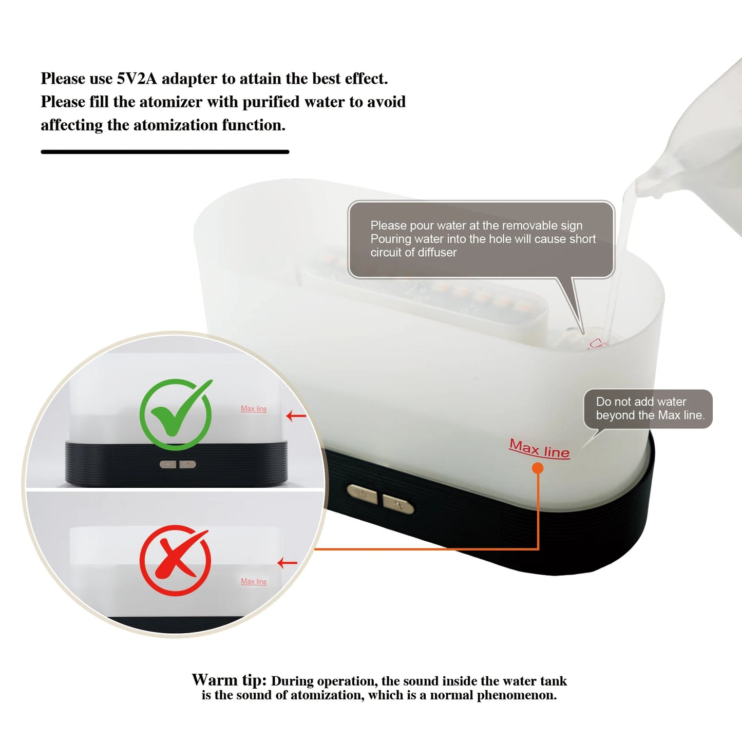 MAYJAM Essential Oil Humidifier Gift Set 20 Bottles Aroma Oils Lavender Eucalyptus Vanilla with Flame Air Diffuser Humidifier