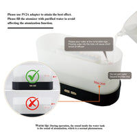 MAYJAM Essential Oil Humidifier Gift Set 20 Bottles Aroma Oils Lavender Eucalyptus Vanilla with Flame Air Diffuser Humidifier