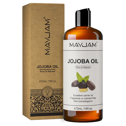 MAYJAM Jojoba Grapeseed Castor Vegetable Glycerin Fractionated Coconut Oil Moisturizing Face Hair Skin Natural Base Carrier Oil