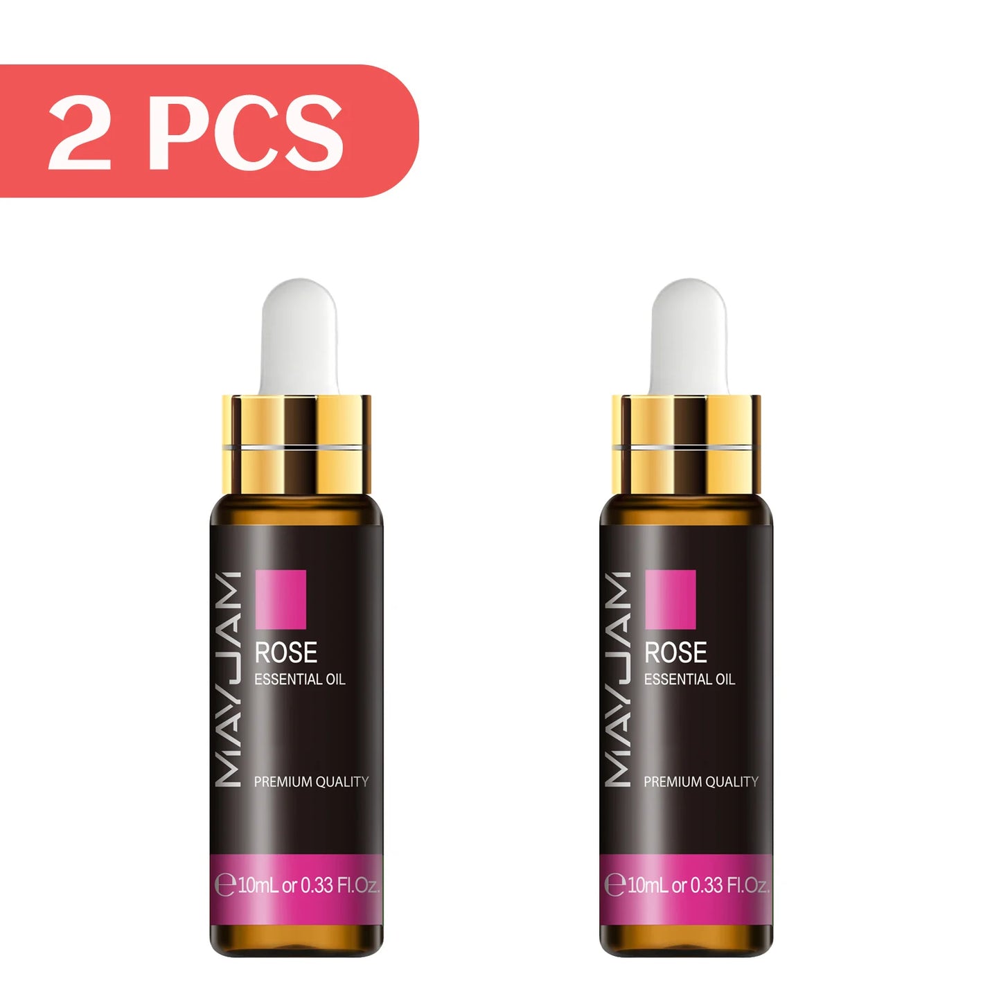 MAYJAM Lavender Jasmine Eucalyptus Vanilla Sandalwood Mint 10ml Natural Plant Essential Oil with Dropper For Diffuser Humidifier