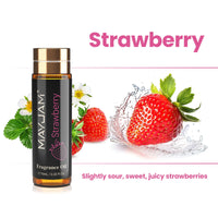 MAYJAM 10ml Fragrance Oil with Dropper Strawberry Coconut Cherry Orange Blossom Aroma Oil For Women and Men's