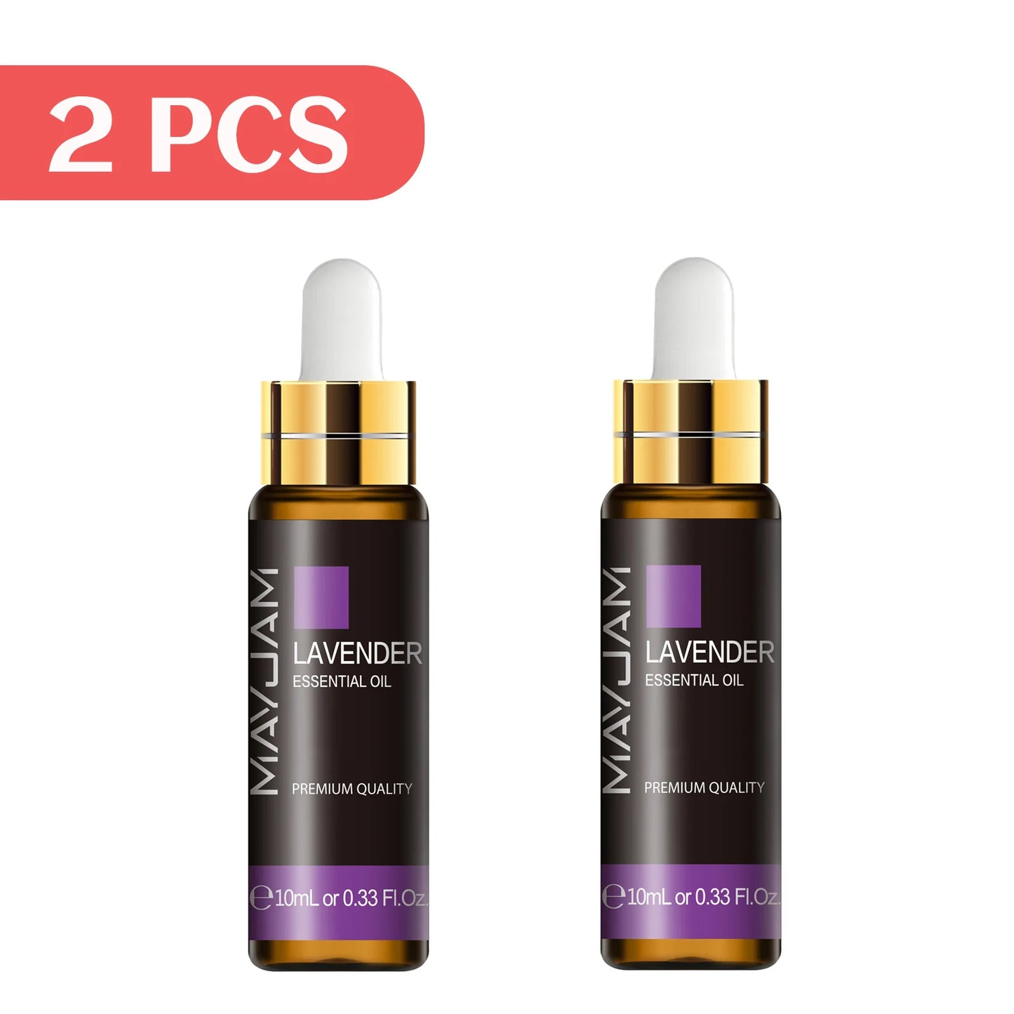 MAYJAM Lavender Jasmine Eucalyptus Vanilla Sandalwood Mint 10ml Natural Plant Essential Oil with Dropper For Diffuser Humidifier