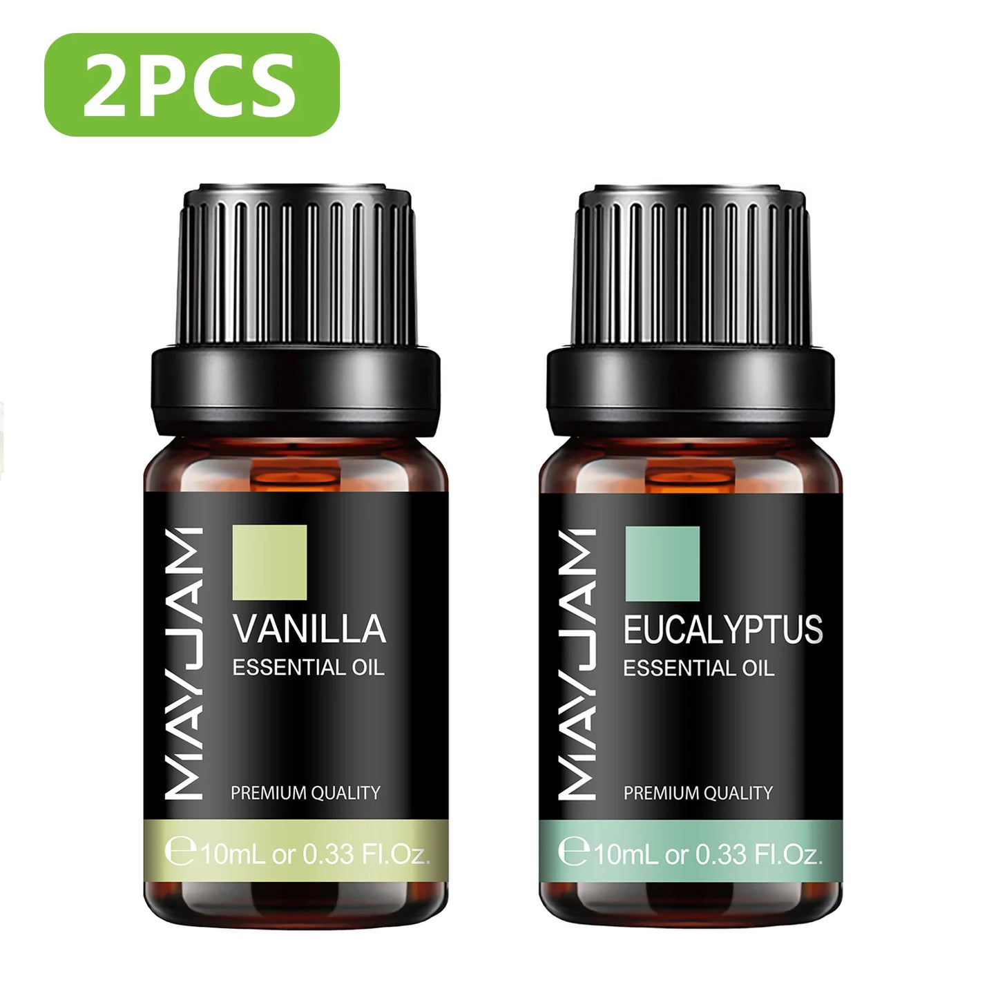 MAYJAM Essential Oil Citronella Jasmine Eucalyptus Sweet Orange Lemongrass Grapefruit Black Pepper Cajeput Cypress Ginger Scents